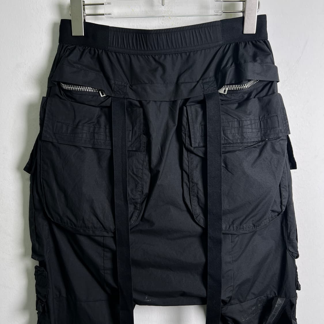 언라벨 프로젝트 블랙 유틸리티 멀티 포켓 카고 팬츠 S 상품이미지7