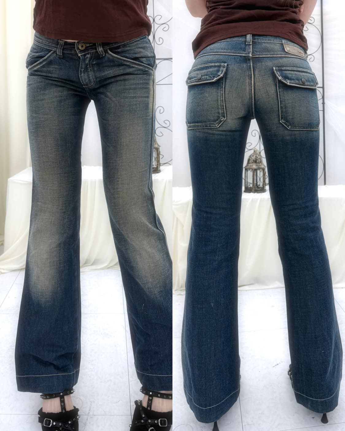 디젤 데님 플레어 부츠컷 데님 상품이미지5