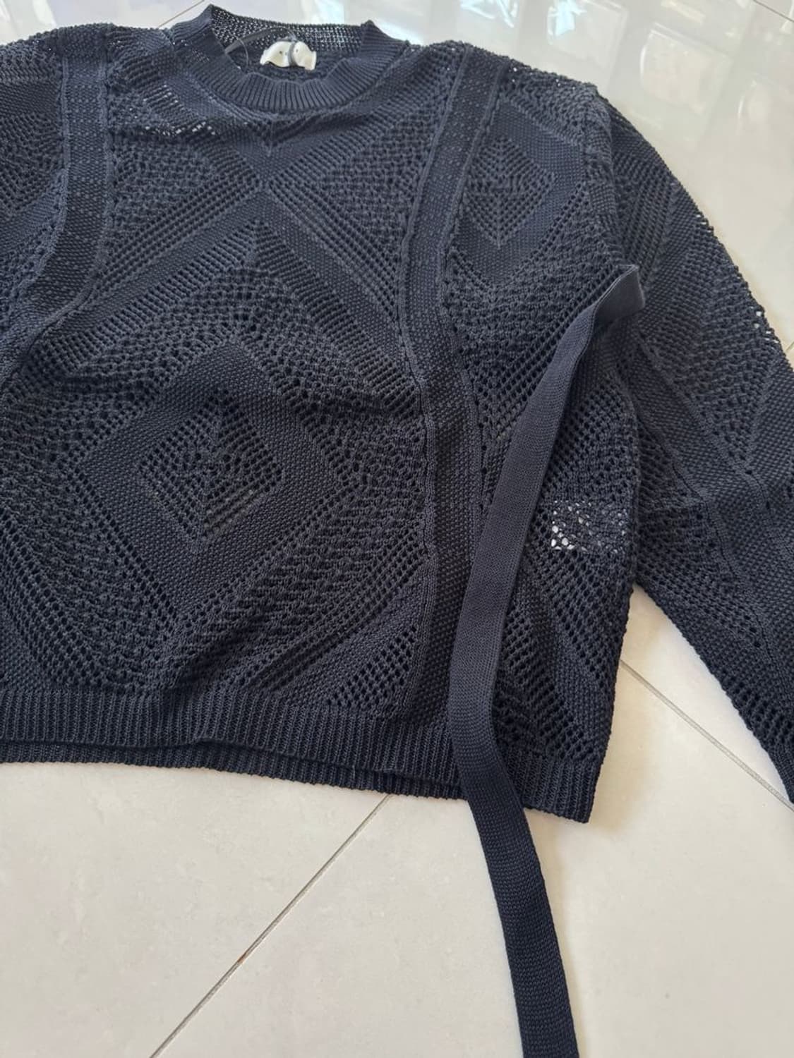 MESH KNIT 지오메트리 메시 니트 상품이미지6
