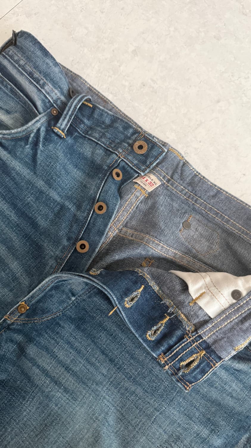 RRL 빈티지파이브포켓 풀러턴 리페어 진 - Size 34 상품이미지2