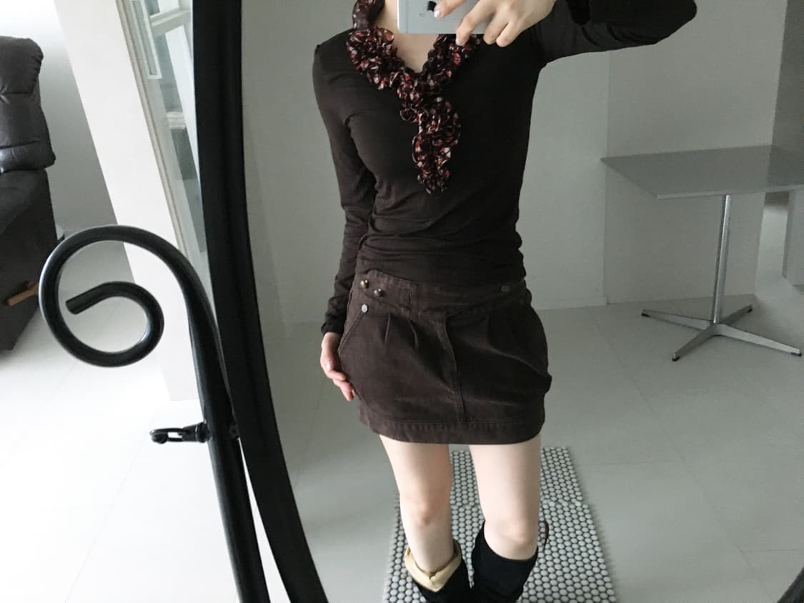 low rise mini skirt 상품이미지3