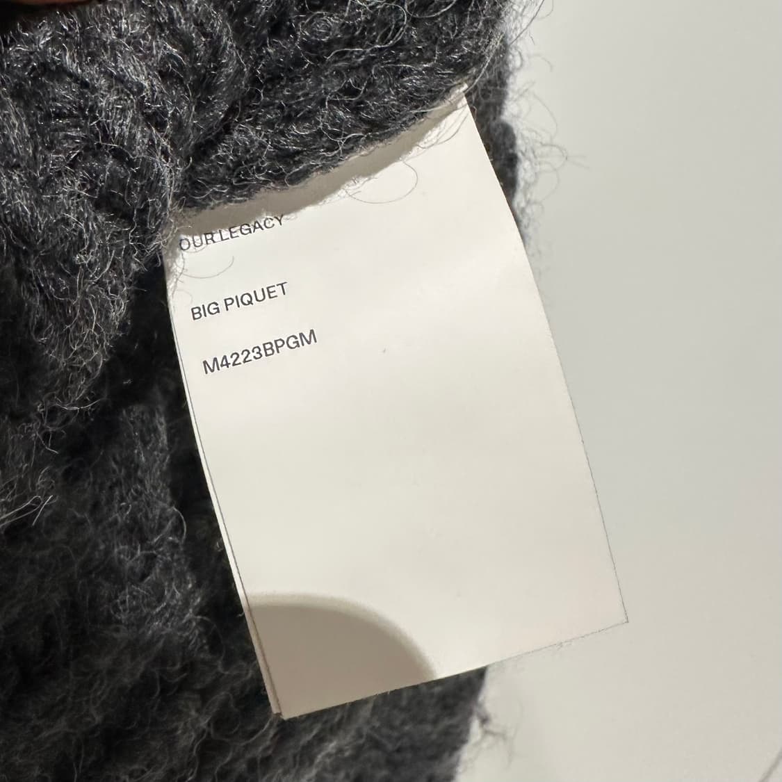 아워레가시 빅 피케 스웨터 상품이미지6