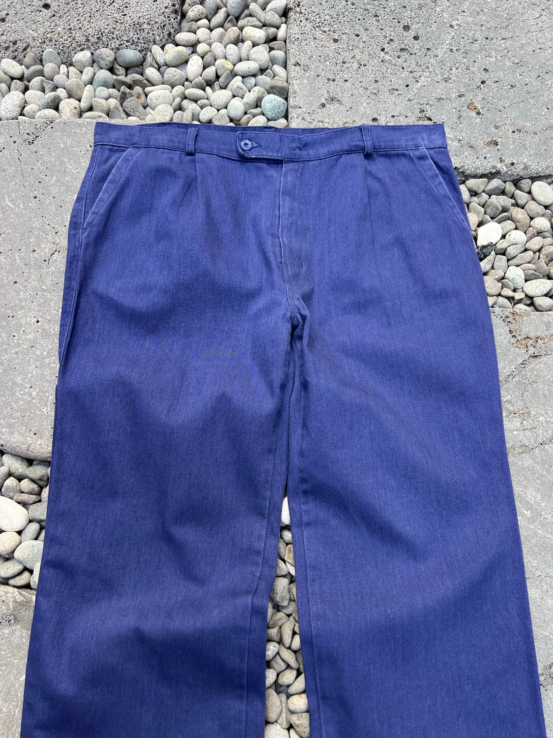 (37인치)OLD VINTAGE NAVY FRENCH WORK PANTS 상품이미지3