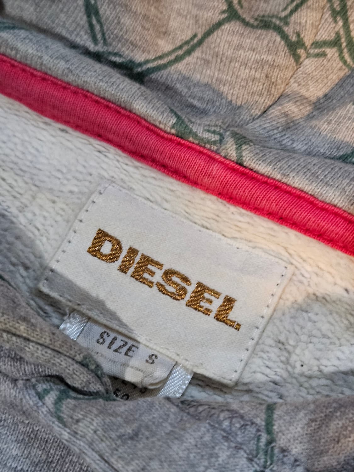 DIESEL 디젤 그래픽 후드티
 상품이미지4