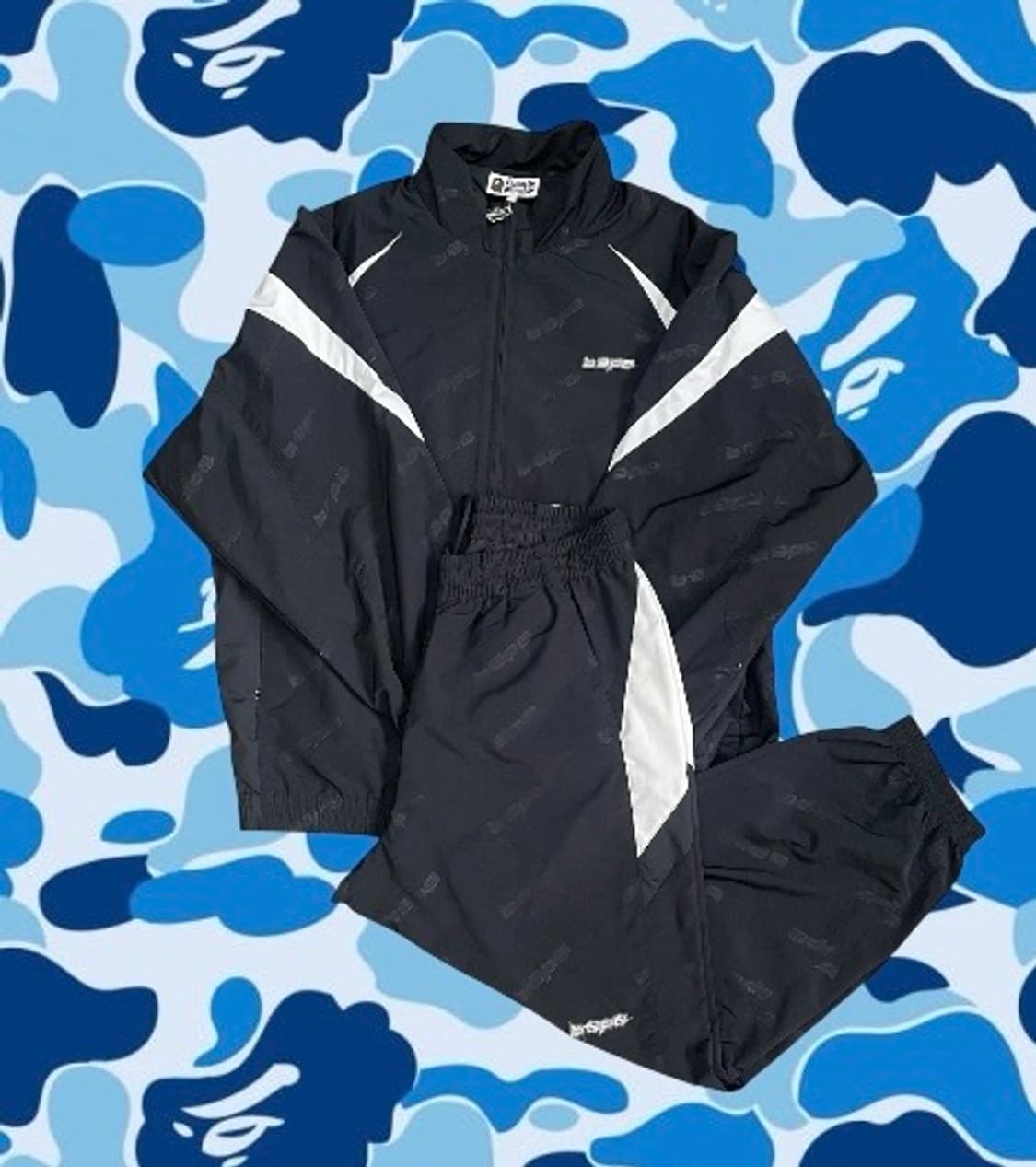 베이프 24ss 트랙 자켓 셋업 #bape #셋업 #트레이닝 #세트 상품이미지1