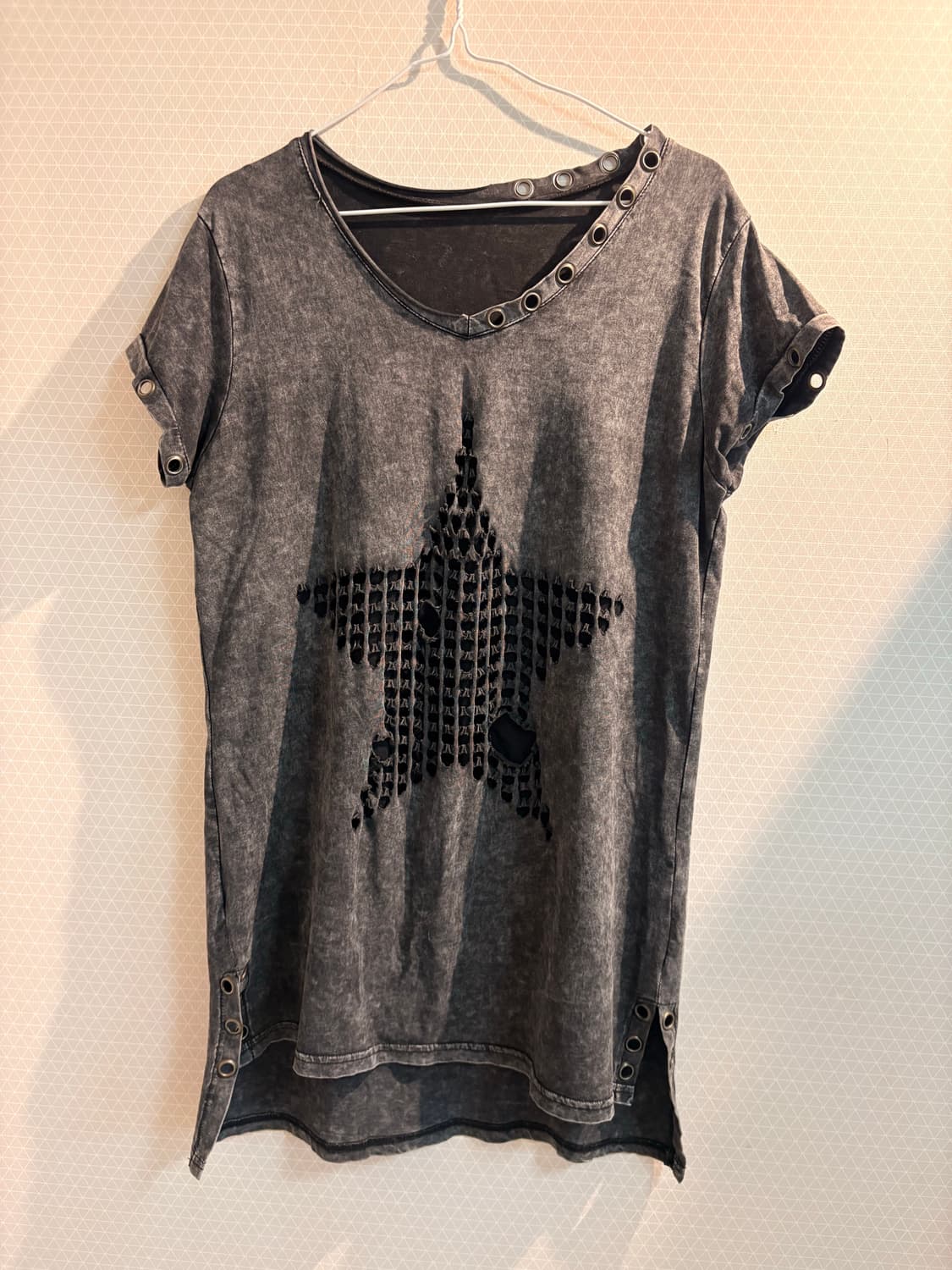 빈티지 펀칭 티셔츠  상품이미지1