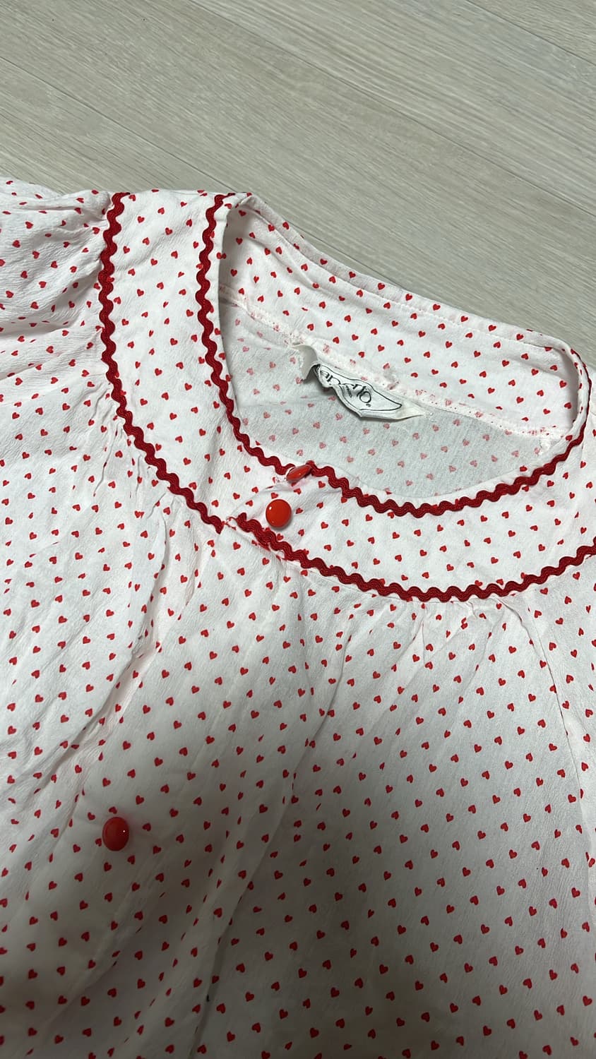 잠옷 반팔 블라우스 상품이미지1