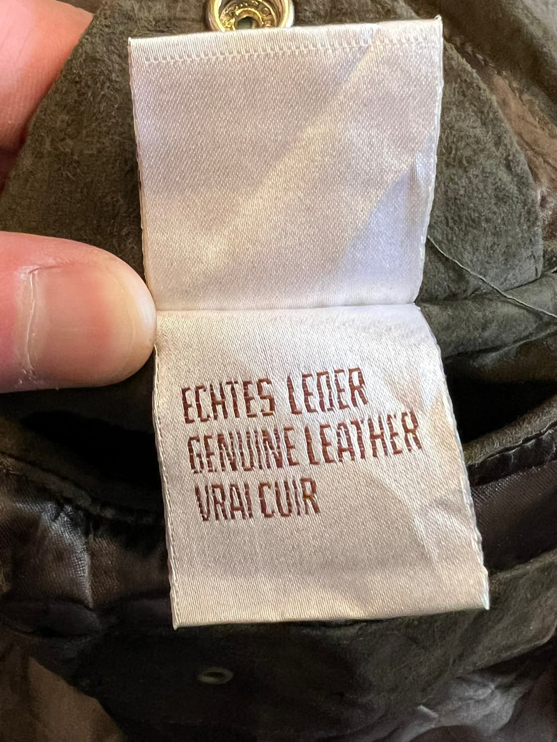 90's [L] 유럽 빈티지 천연가죽 블루종 봄버 자켓 브라운 상품이미지9