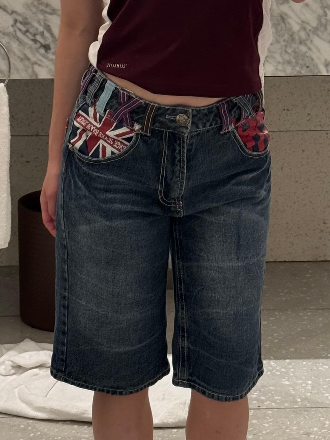 Vintage denim pants woman 상품이미지1