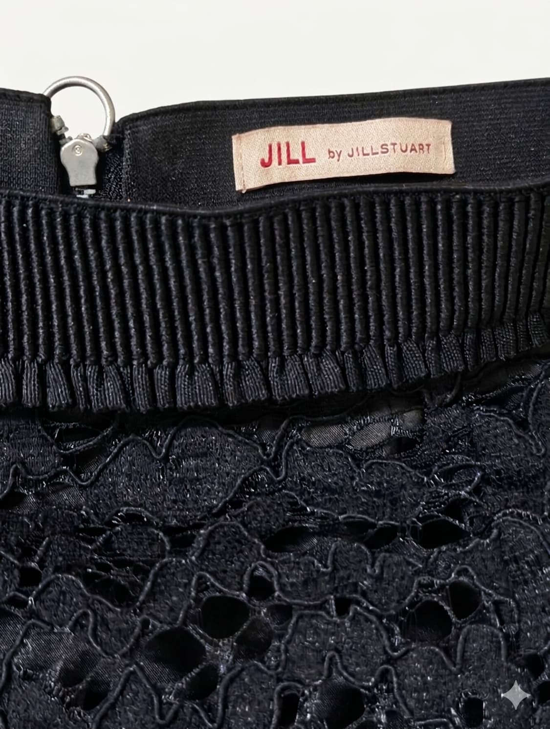 질바이질스튜어트 레이스 H라인 스커트 S 블랙 | 투웨이 지퍼 단정핏 상품이미지8