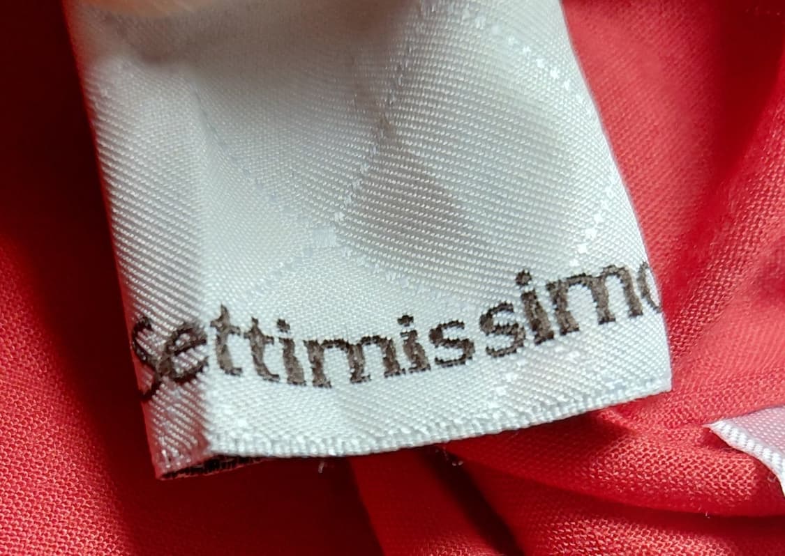 [M] Settimissimo 오렌지 레드 랩 벨티드 롱 원피스 상품이미지6