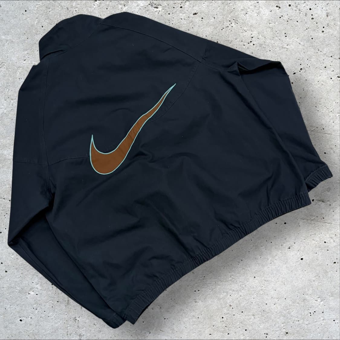 [XL] 나이키 빅스우시 캔버스 블랙 하프집업 바람막이 C839 상품이미지2