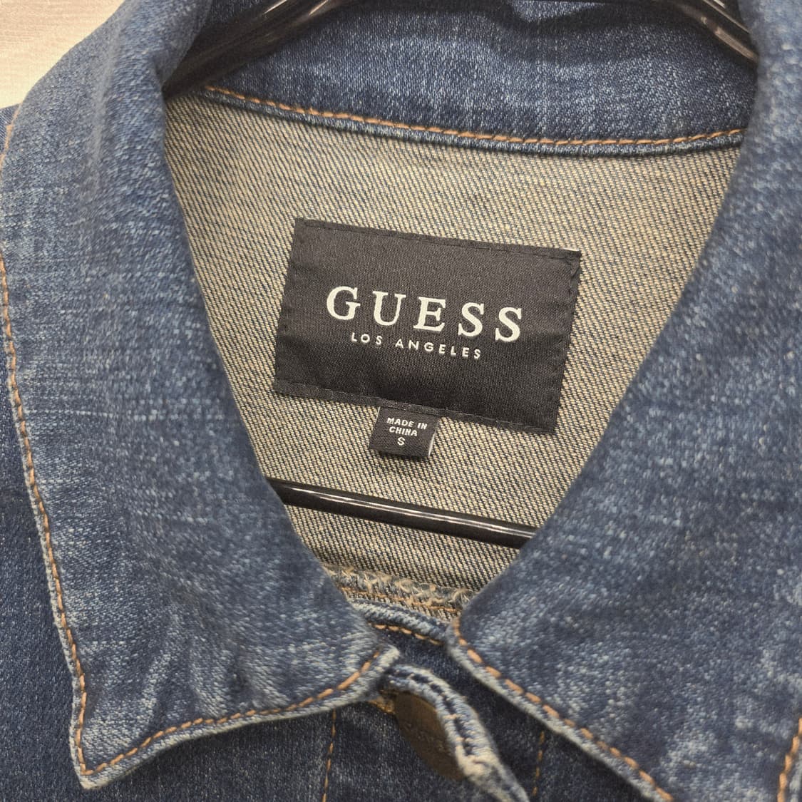 게스 데님 청자켓 여성 상품이미지3