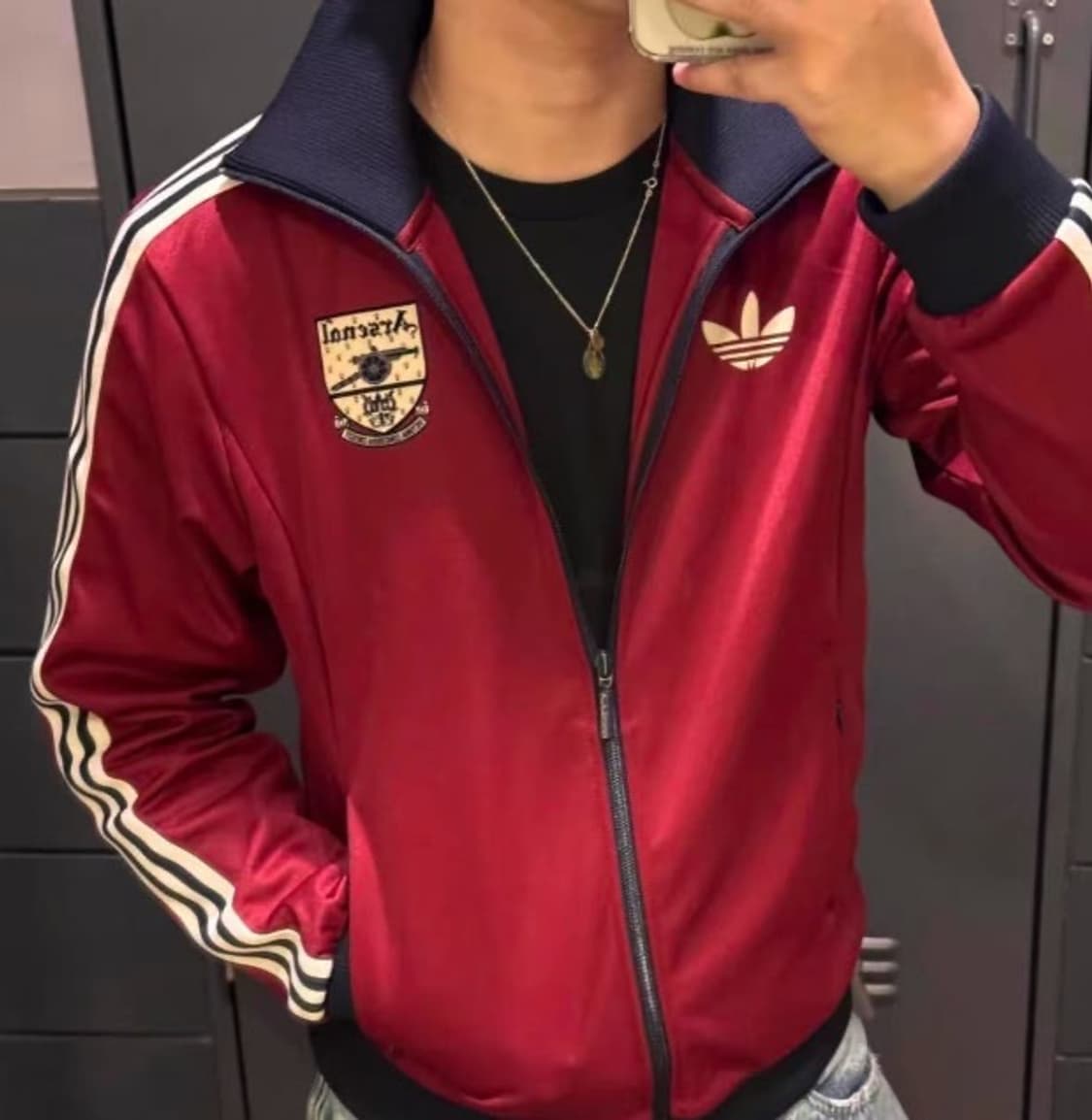 아이다스 아스날 베켄바우어 트랙탑 져지 상품이미지3