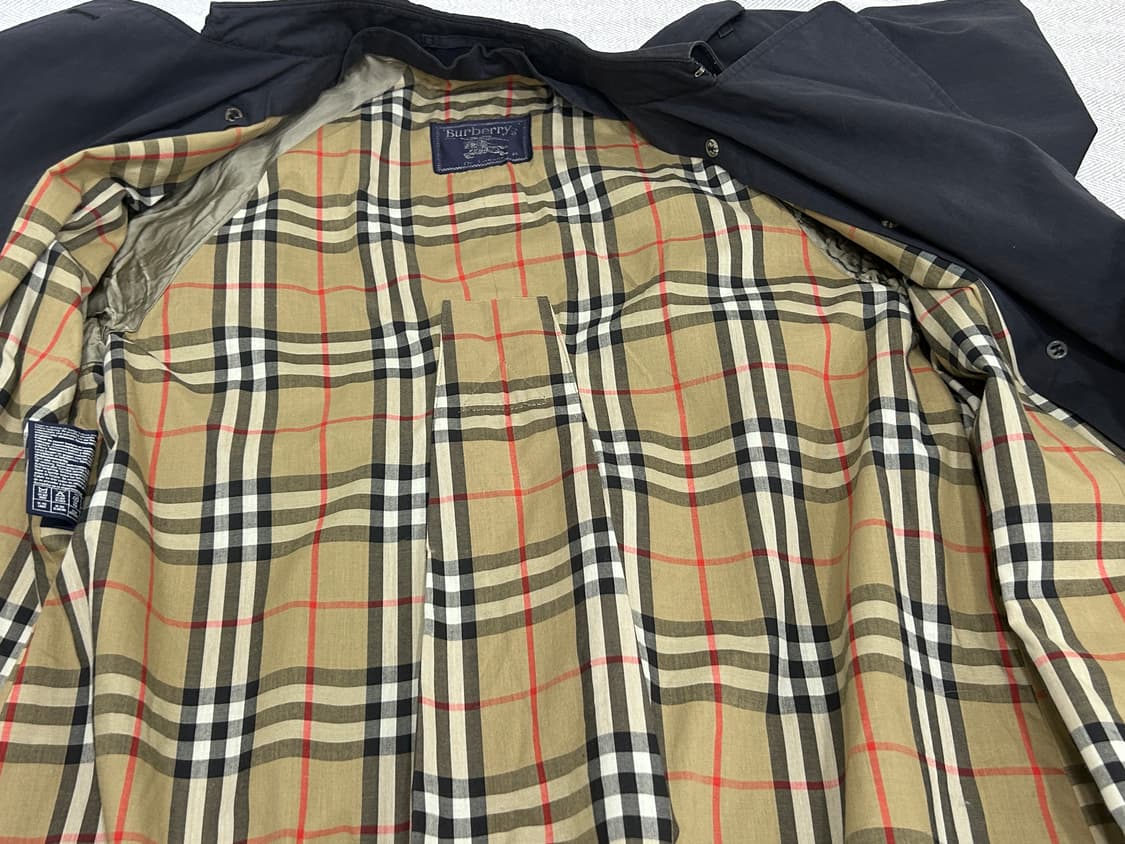 버버리 네이비 트렌치 코트 여성 M 상품이미지10