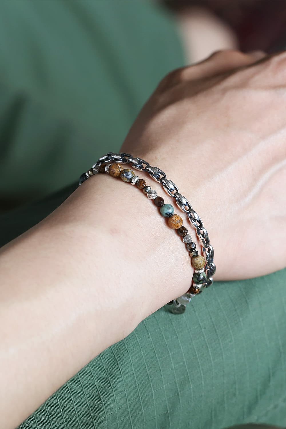 애끼 선셋 오브 하와이 원석 팔찌 21cm 상품이미지2