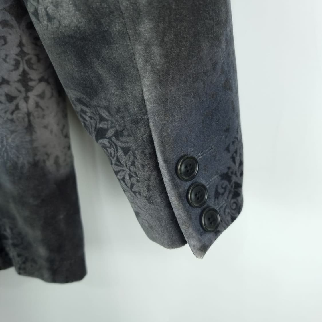 [겐조옴므] 90'S 아카이브 다마스크 자카드 벨벳 블레이저 P01460 상품이미지6