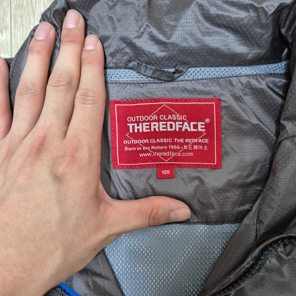 더레드페이스 아웃도어 바람막이 집업자켓 상품이미지5
