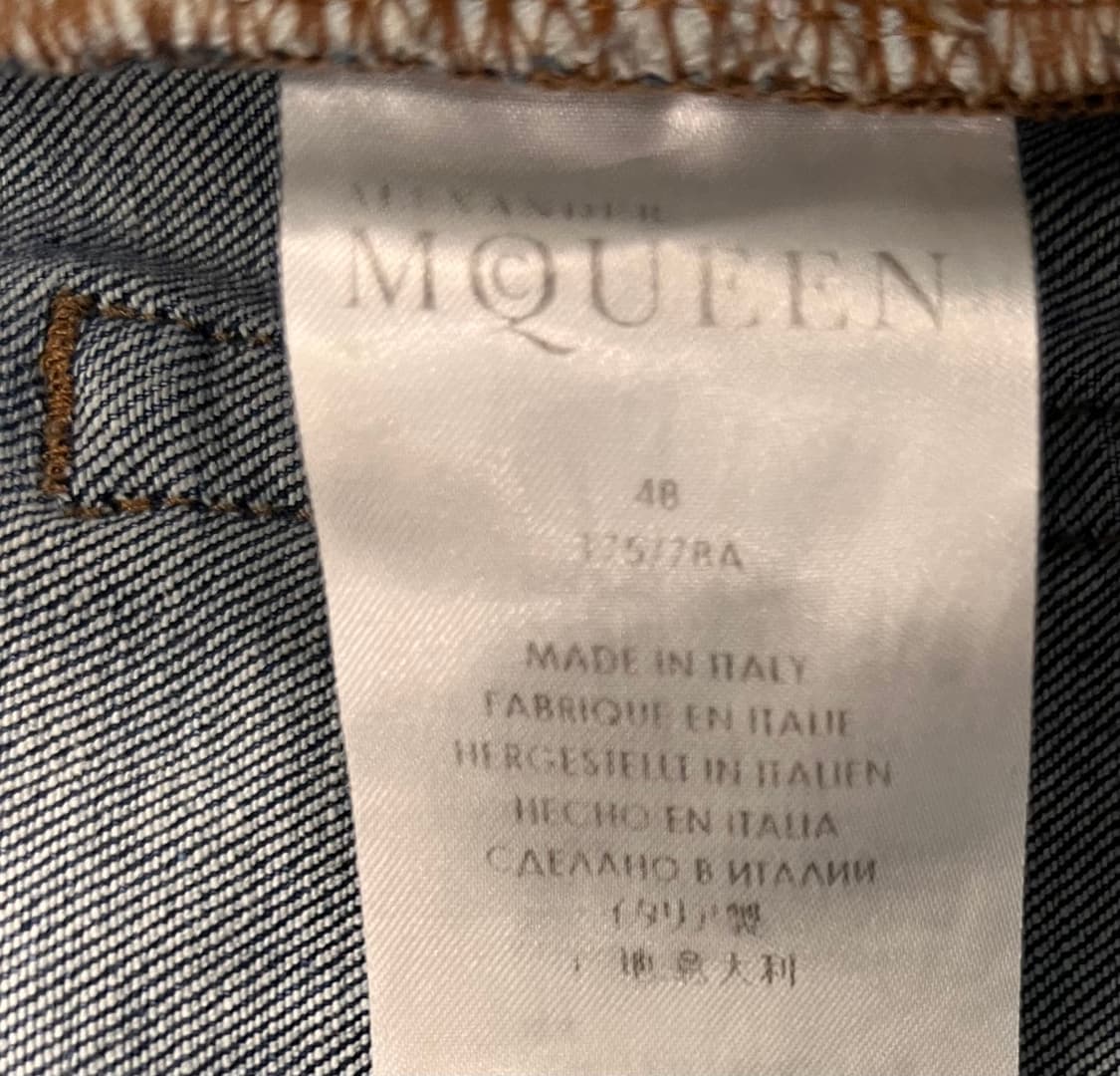 알렉산더 맥퀸 데님 팬츠 48 상품이미지6