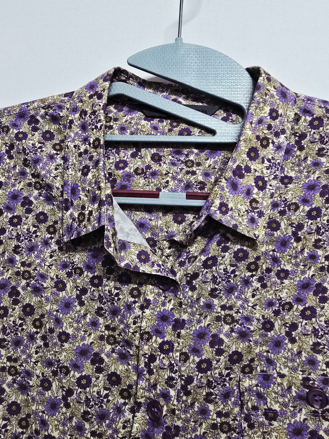 iann 플라워 패턴 긴팔셔츠 면100 상품이미지2