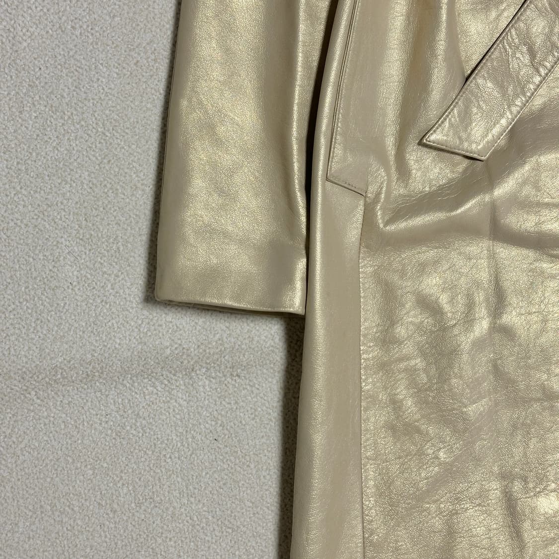 DKNY 양가죽 롱 자켓 상품이미지4