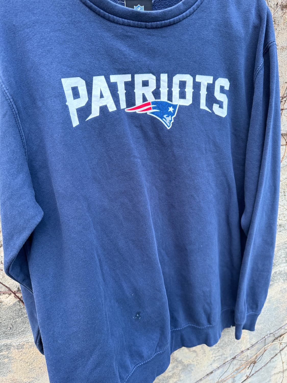 NFL 빈티지 프린팅 스웻 셔츠 맨투맨 네이비 상품이미지2