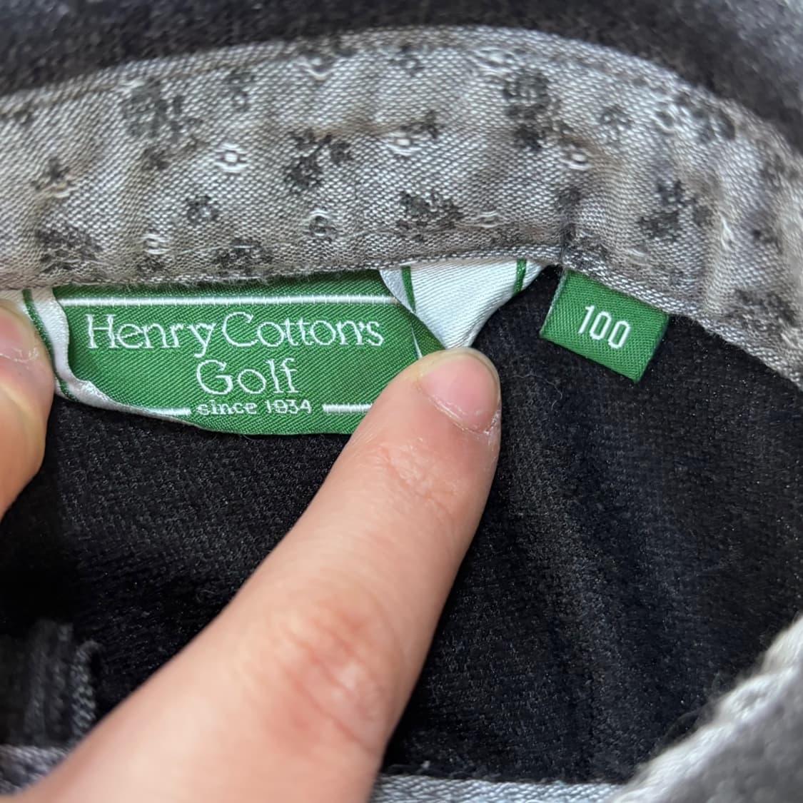 100 헨리코튼 긴팔 카라 티셔츠 0311E 상품이미지3