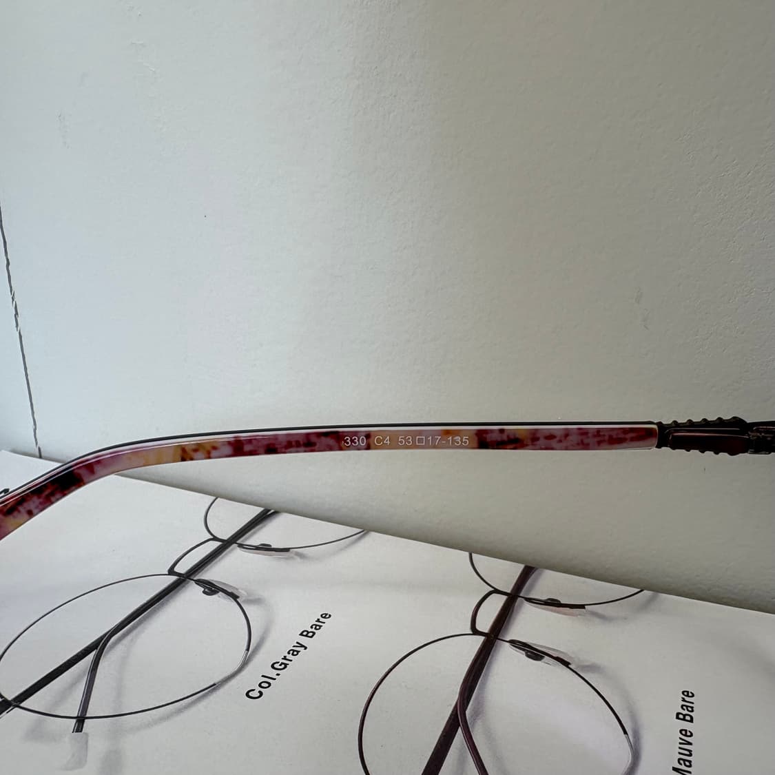 Swarovski 스와로브스키 브라운 메탈 안경 상품이미지6