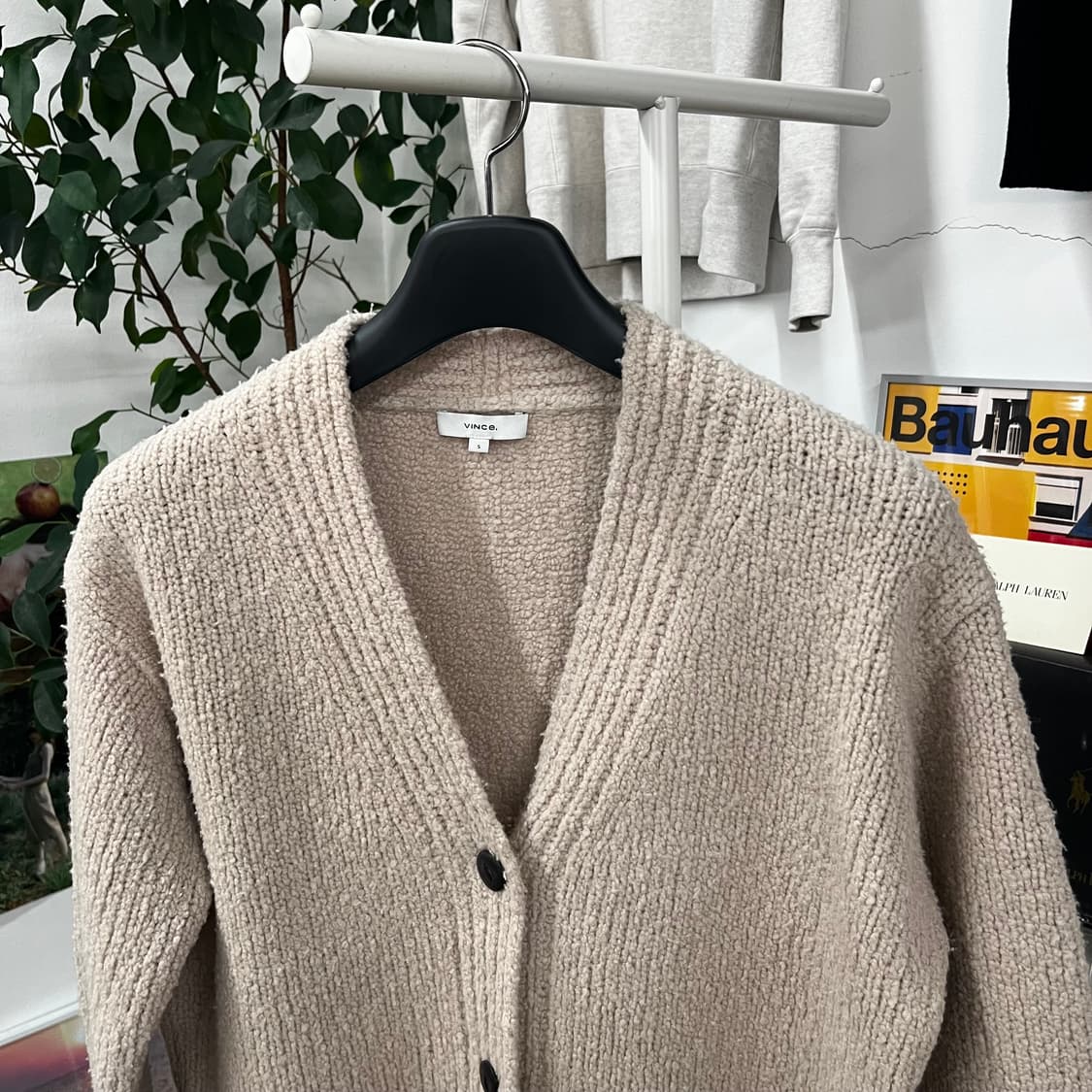 빈스 울 가디건 S 상품이미지2