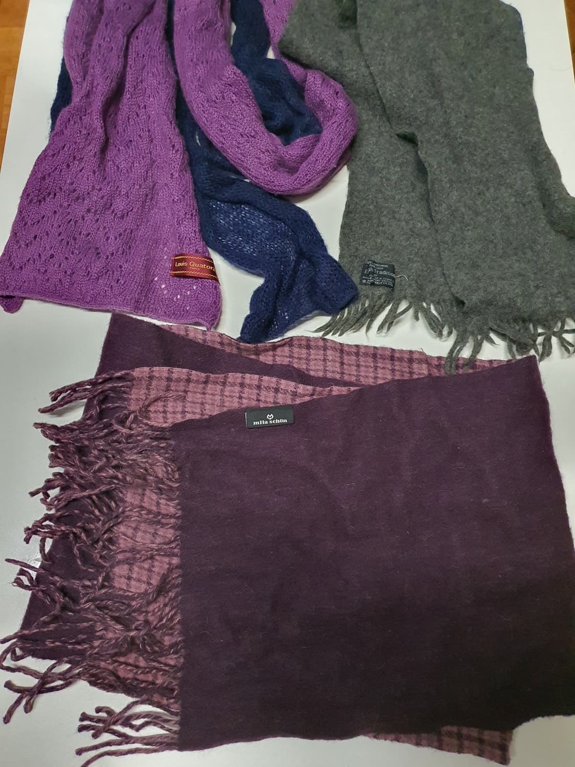 밀라숀 머플러 3종일괄  상품이미지1