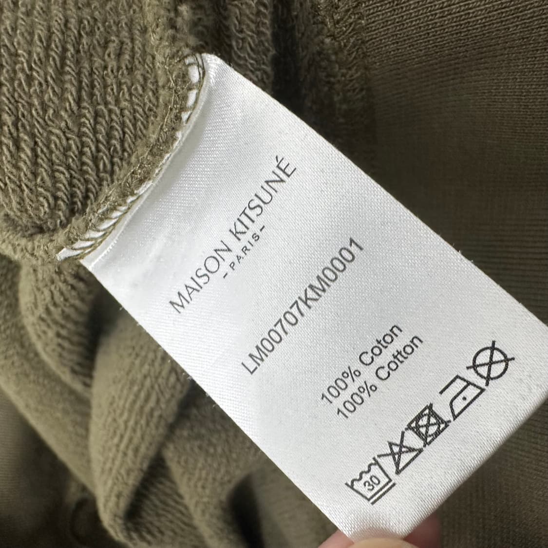 메종키츠네 후드티셔츠 LM00707KM0001 L 상품이미지7
