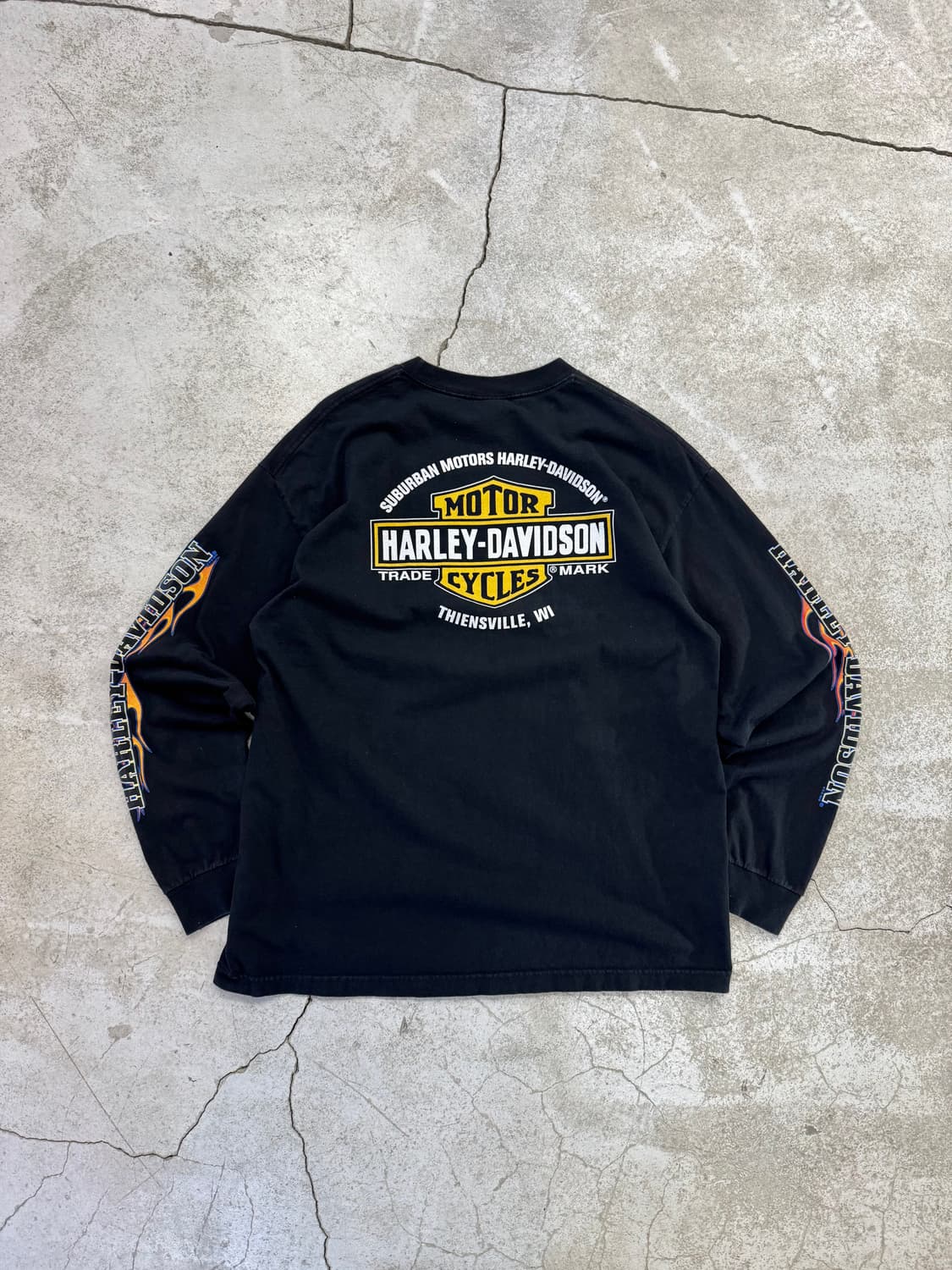 할리데이비슨 플레임 롱슬리브 상품이미지2