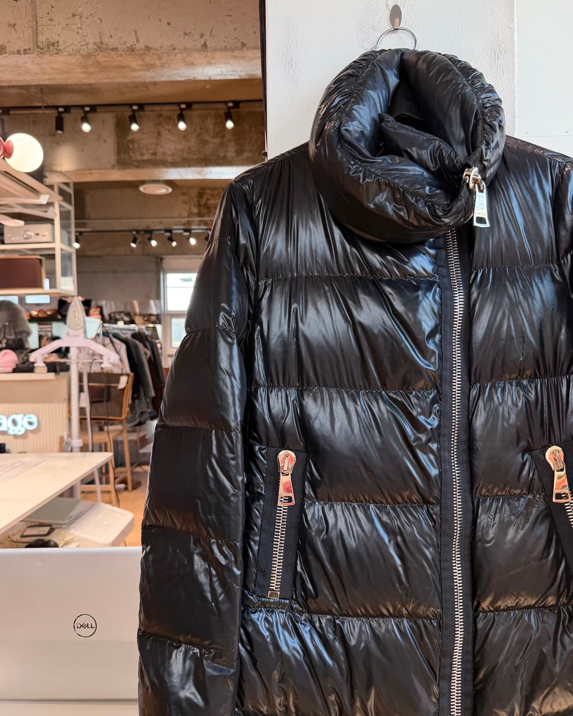 몽클레르 블랙 주앙빌 다운 자켓  상품이미지4