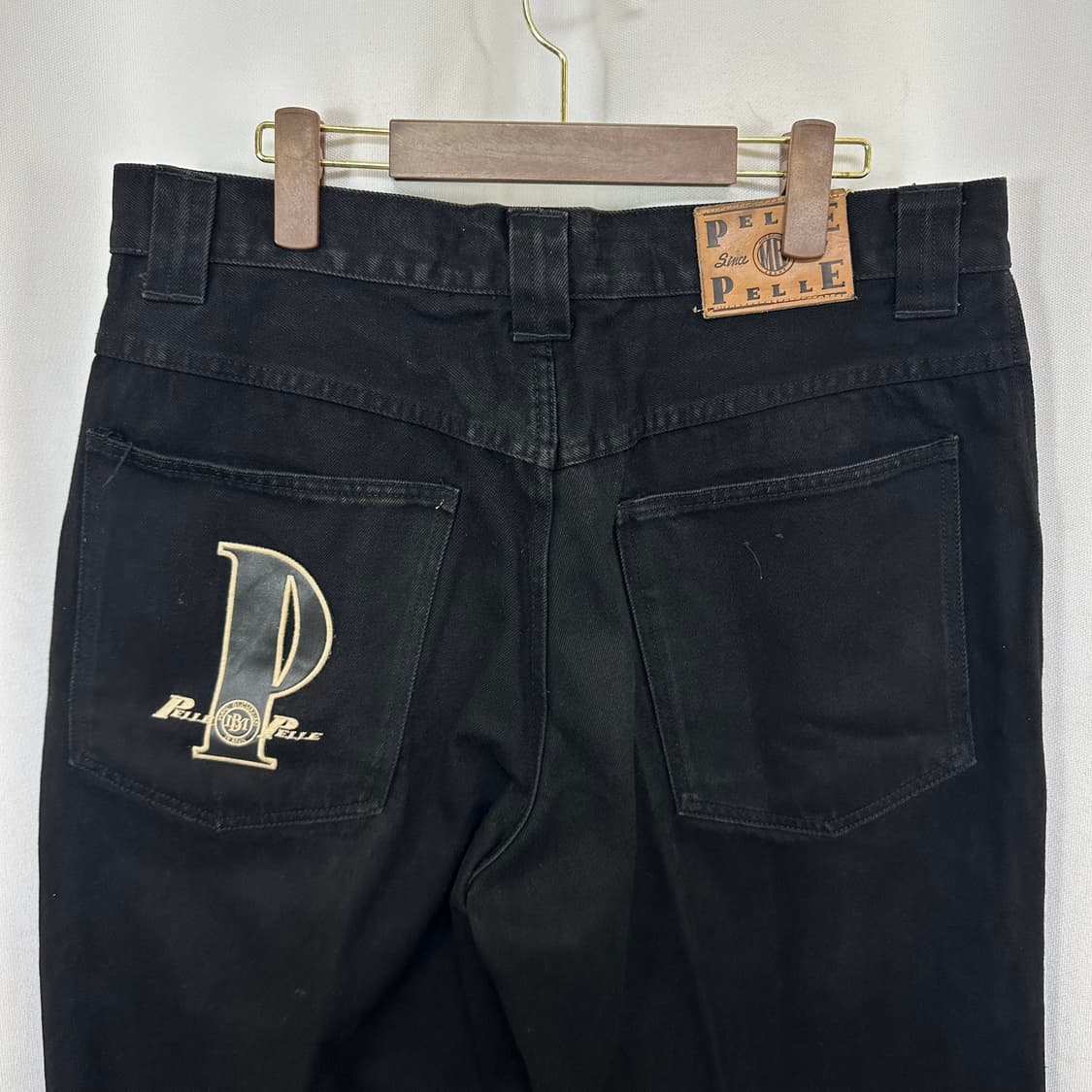   PELLE 남자 검정 청바지 와이드 빅사이즈 38(36인치정도) 상품이미지5