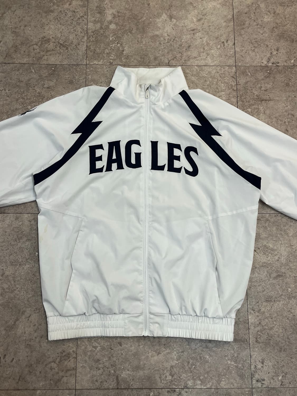 한화이글스 어센틱 바람막이 자켓 화이트 XL #csz3442 상품이미지4