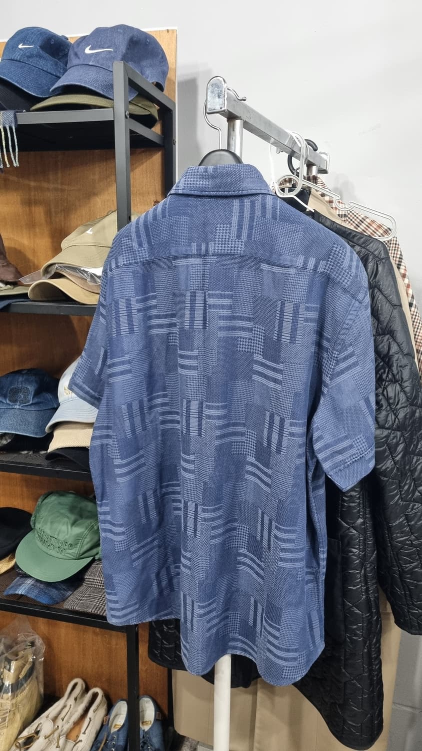 헤지스 패치워크 스타일 여름셔츠 110 상태최상 상품이미지3