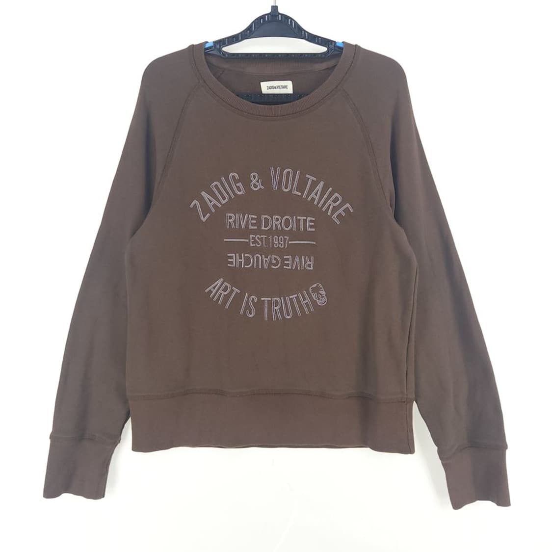 [여S]쟈딕앤볼테르 브라운 스웻 셔츠[Y5C-184] 상품이미지1