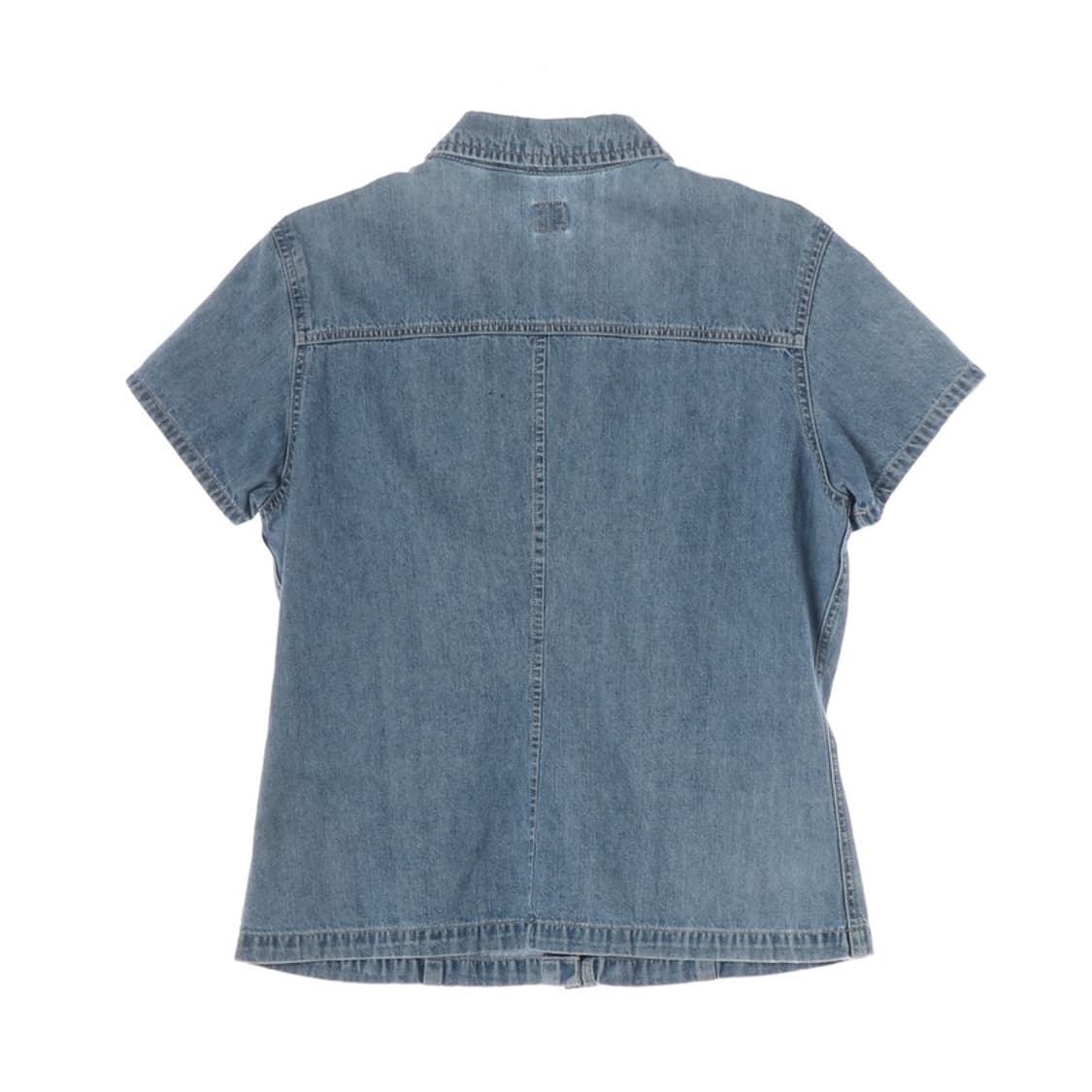 GAP 빈티지 중청 반팔 데님 셔츠 M 상품이미지2