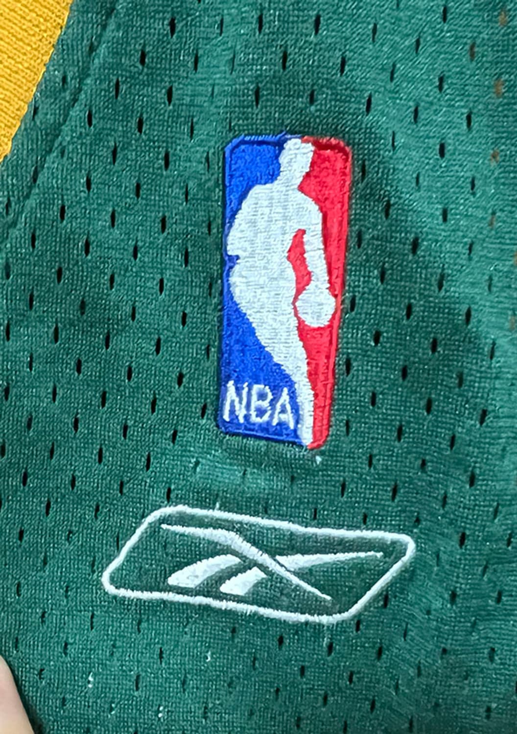 리복 NBA 시애틀 슈퍼소닉스 레이앨런 남자 농구져지 XL 105-110 상품이미지4