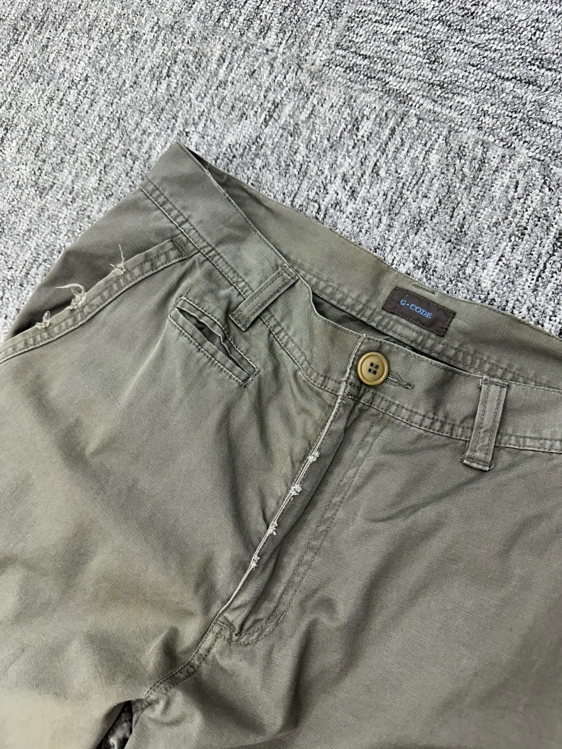 (허단39)빈티지 데미지 카고팬츠-M590 상품이미지6