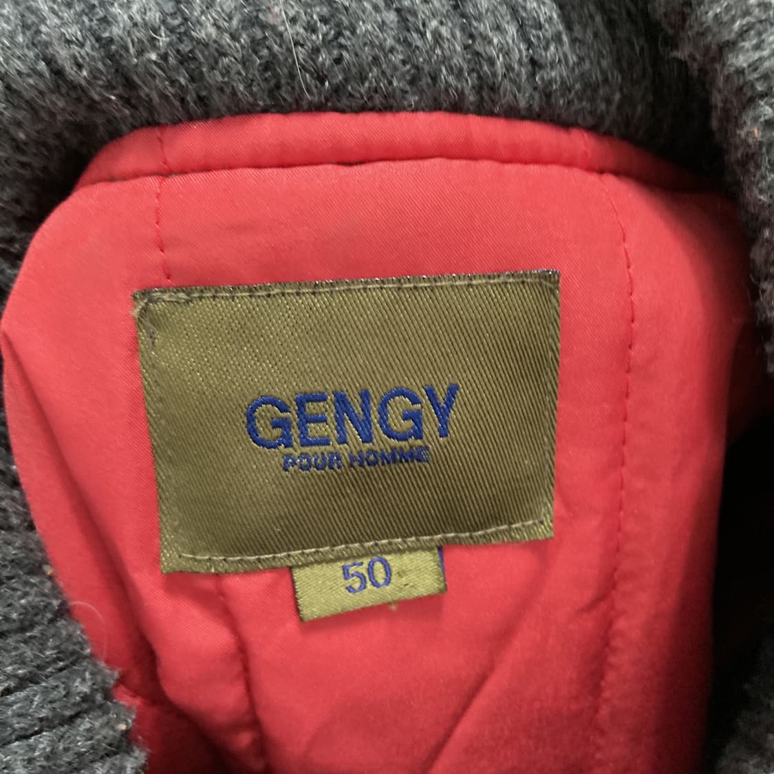 GENGY 젠지 남성 캐쥬얼 숏 블루종점퍼 L 상품이미지4