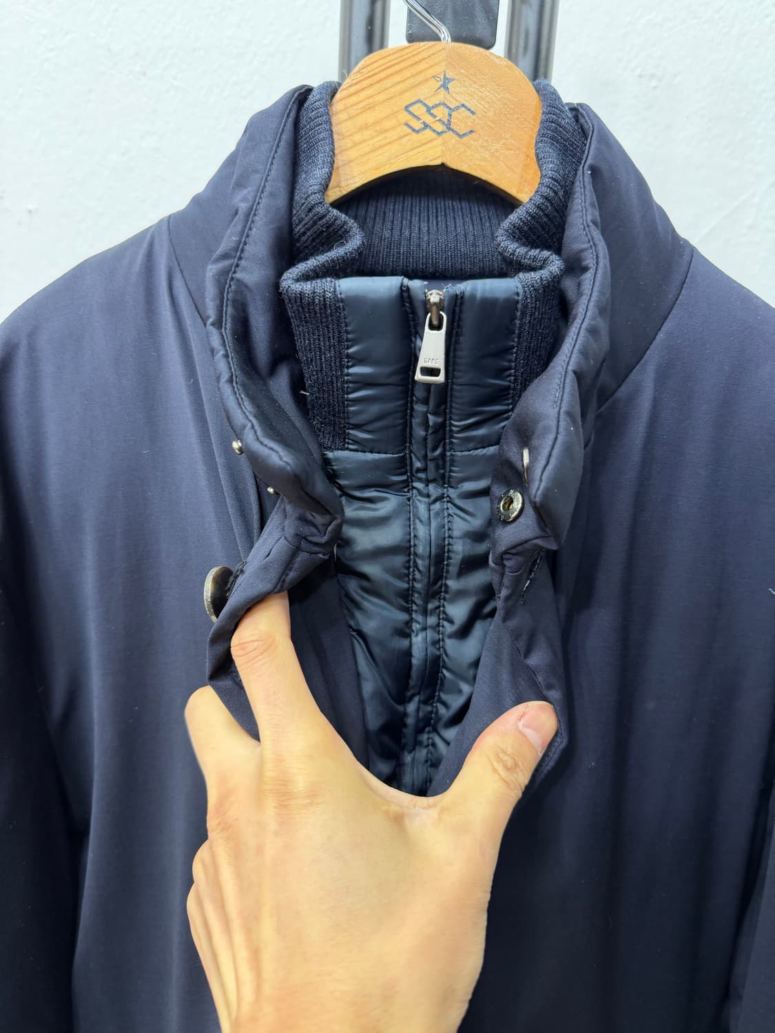 정품) 닥스 남성 이중식 구스패딩 100 상품이미지3