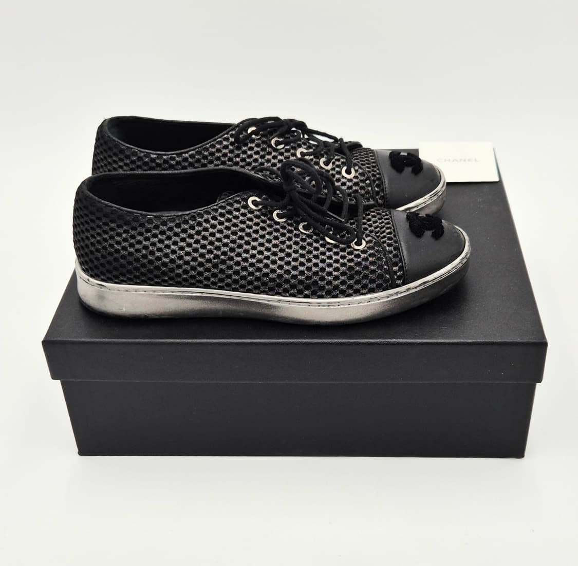 샤넬 CC 로고 G32200 스니커즈 단화 36 1/2 상품이미지1