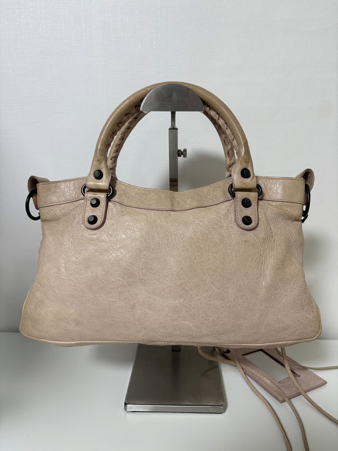 발렌시아가 퍼스트 모터백 베이지 상품이미지6