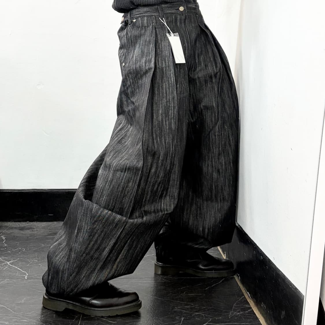 (새상품) IDWS 아돈워너셀 오로라 데님 벌룬 팬츠 상품이미지1