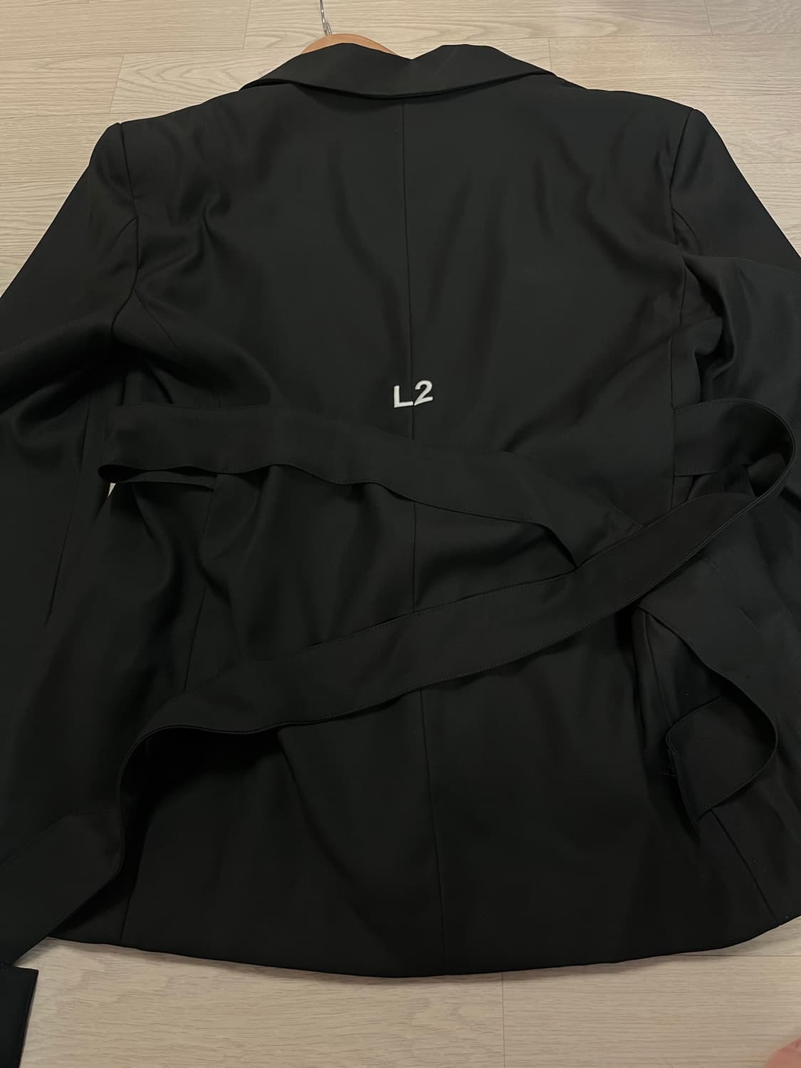 L) 피아나리 블랙 더블 브레스티드 자켓 상품이미지4