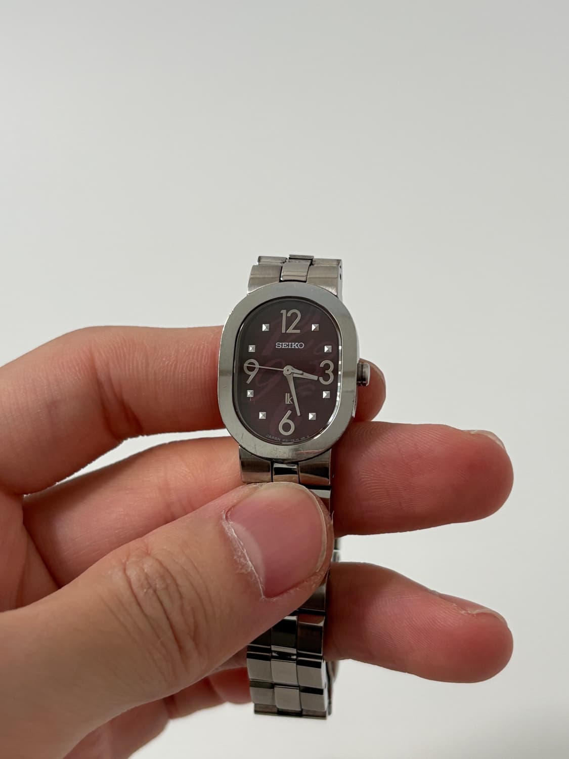 00s lukia wine dial oval ladies quartz 상품이미지2