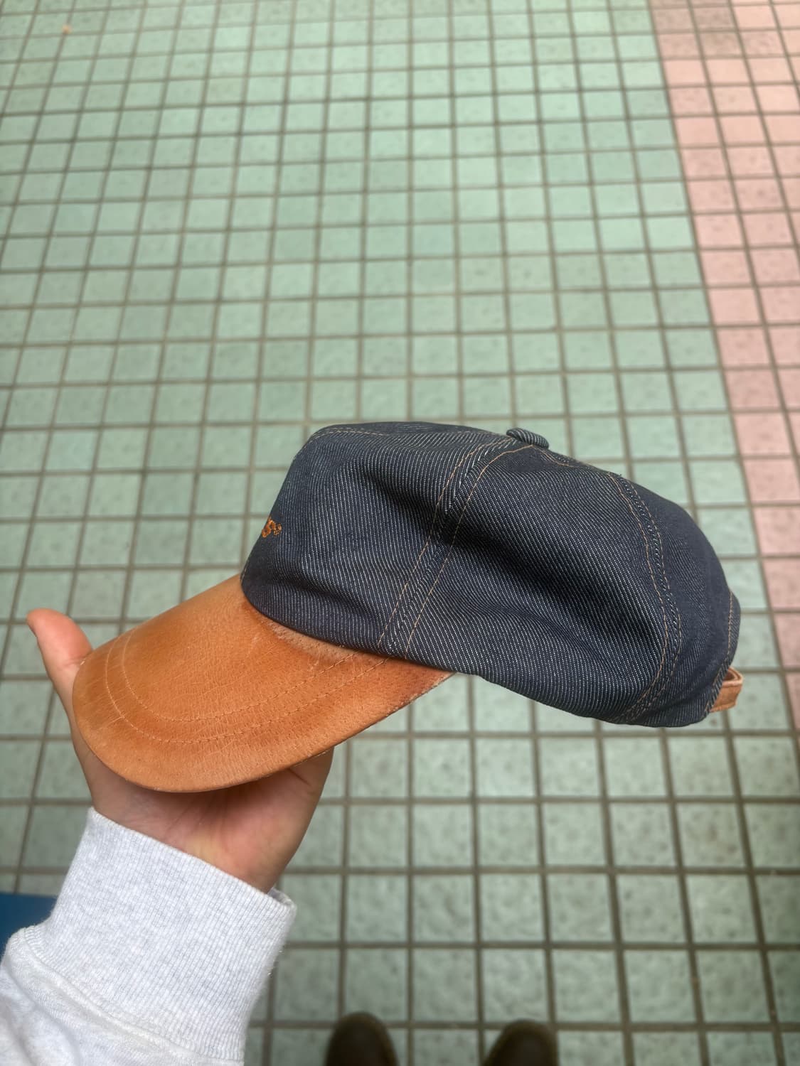 리바이스 데님 가죽 캡  상품이미지2