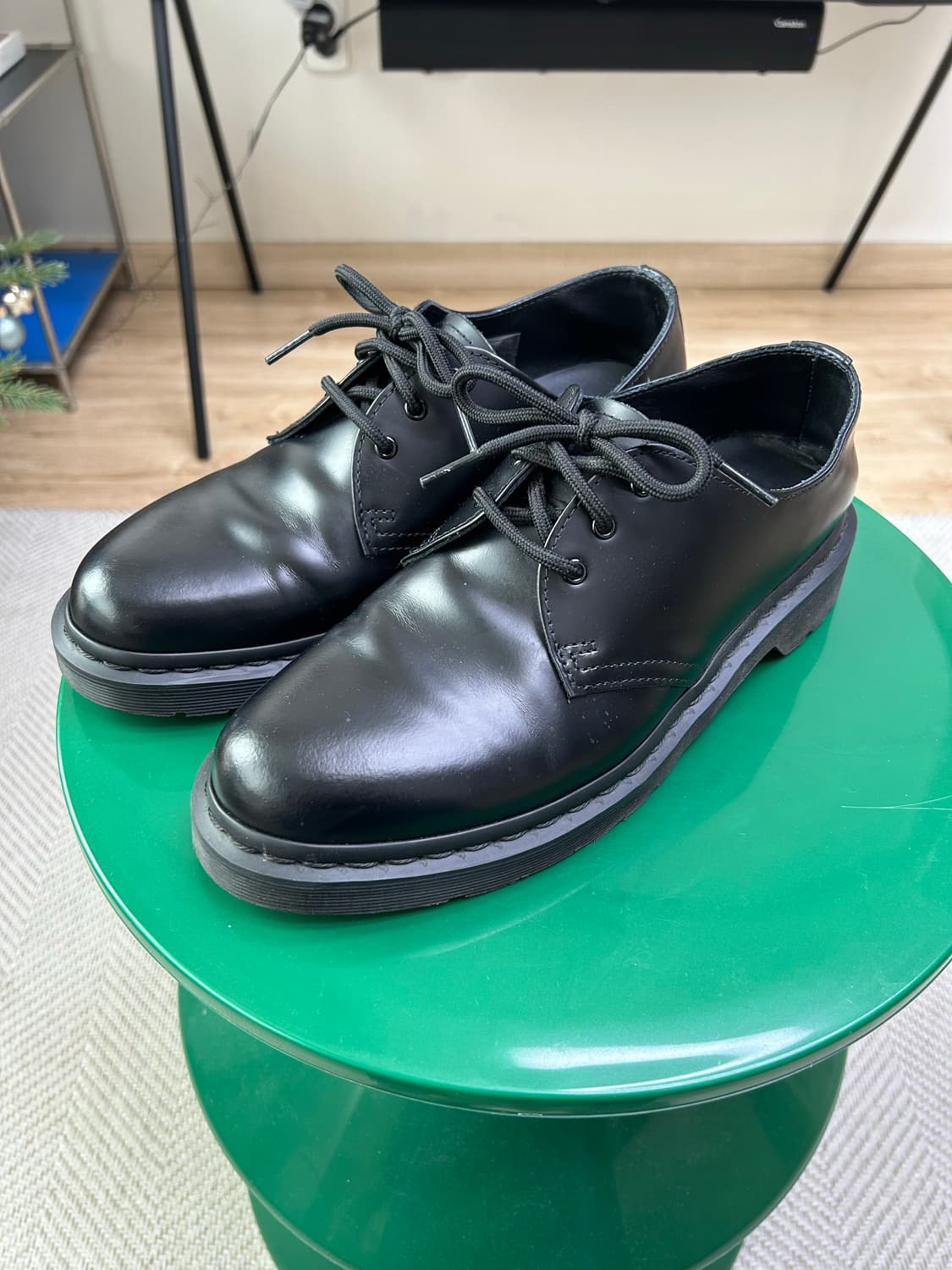 1461 3홀 블랙 모노 UK7 260-265 상품이미지1