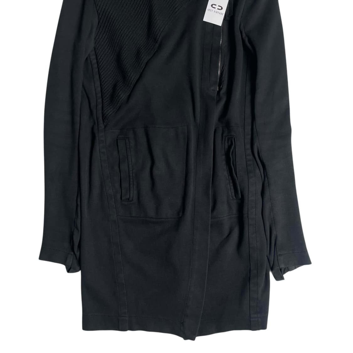 Roque 하이넥 립 포인트 언밸런스 져지 코트 (italy)   상품이미지6